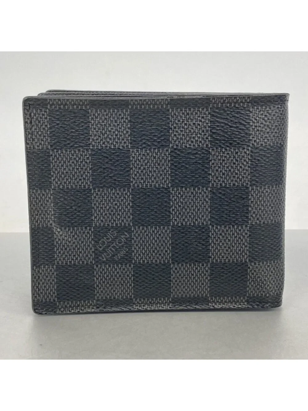 Louis Vuitton Wallet Damier Graphite Portefeuille Amerigo NM Black